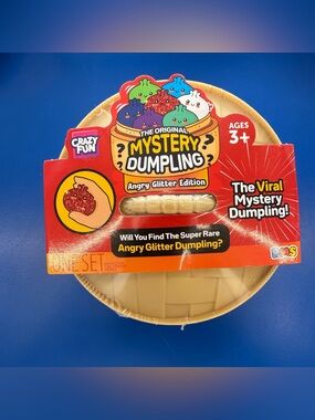 Crazy Fun Mystery Dumpling Angry Glitter Edition Viral Squishy NEW Sealed 2026